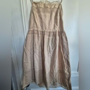 NWT Urban Outfitters Pins And Needles Cute Pink Lace Strapless Dress S